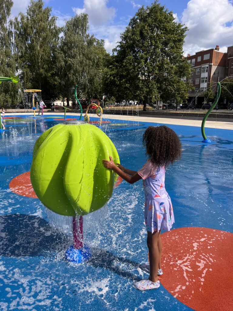 Discover a FREE Day Out in London: The NEW Splash Park in Clapham Common